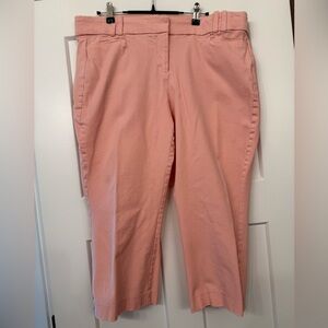 Lane Bryant Blush Pink Cropped Pants